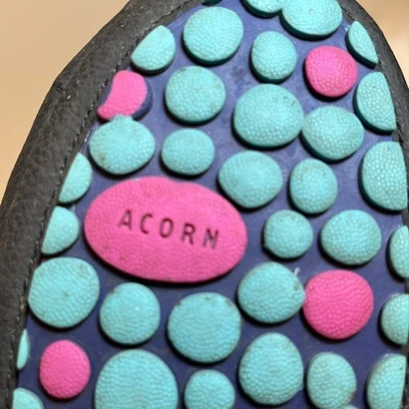 Acorn Black Fleece Lined Ballet Flats - Picture 10 of 11